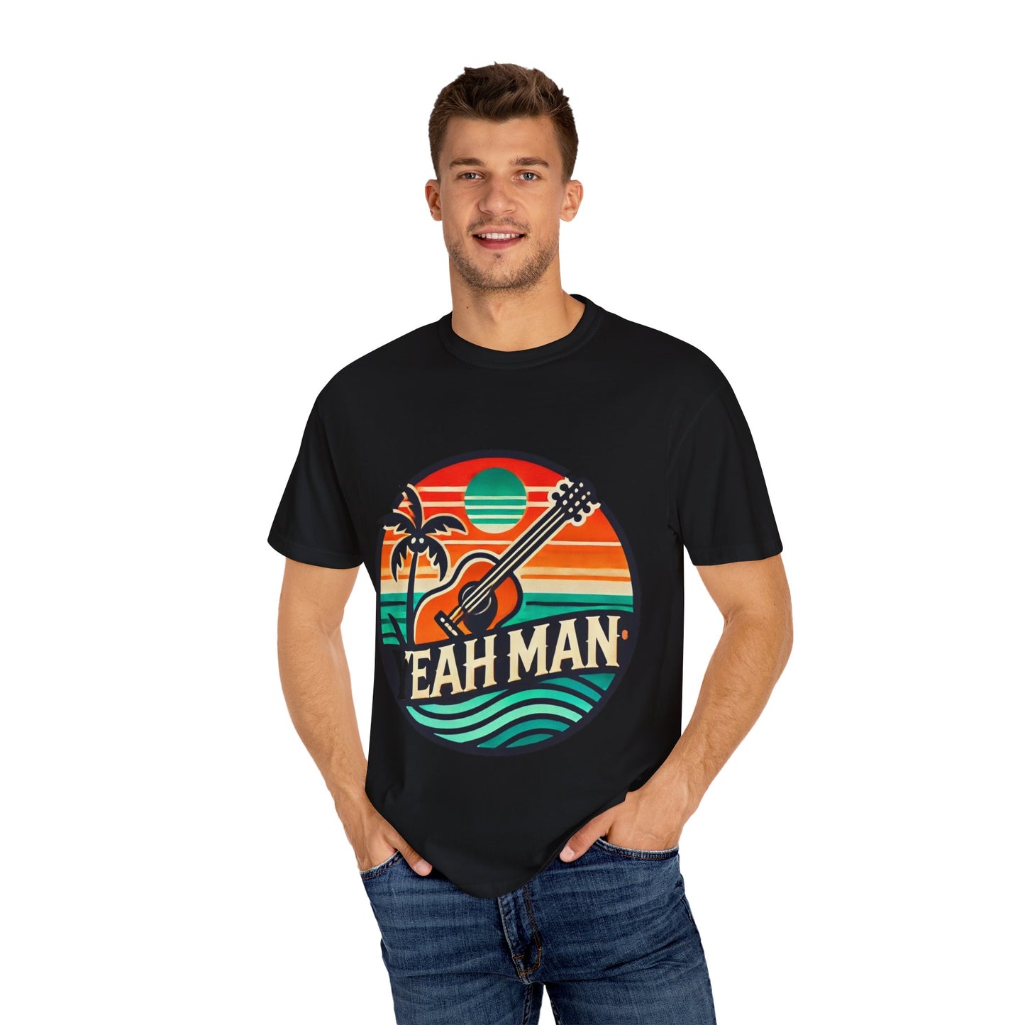 Retro Beach Vibes T-Shirt - Yeah Man Design