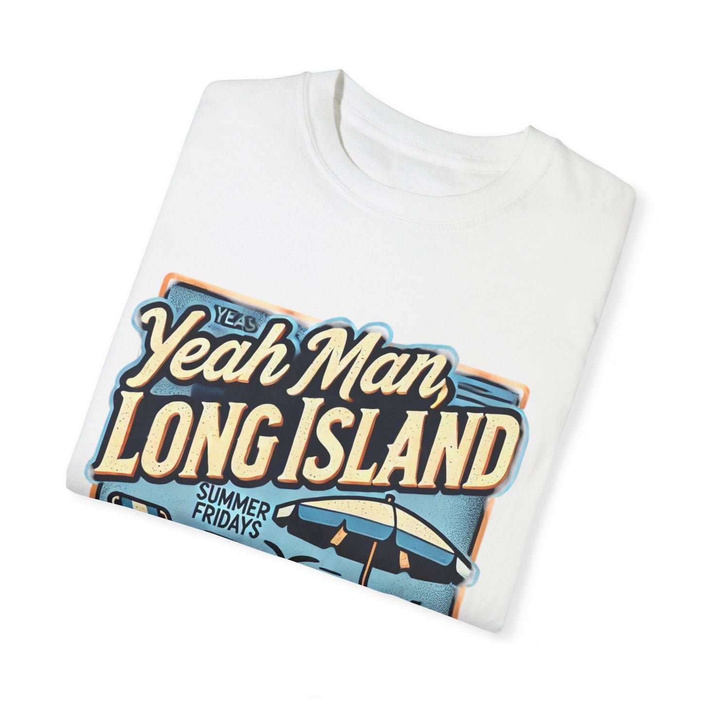 Summer Fridays Unisex Garment-Dyed T-Shirt - Beach Vibes Graphic Tee