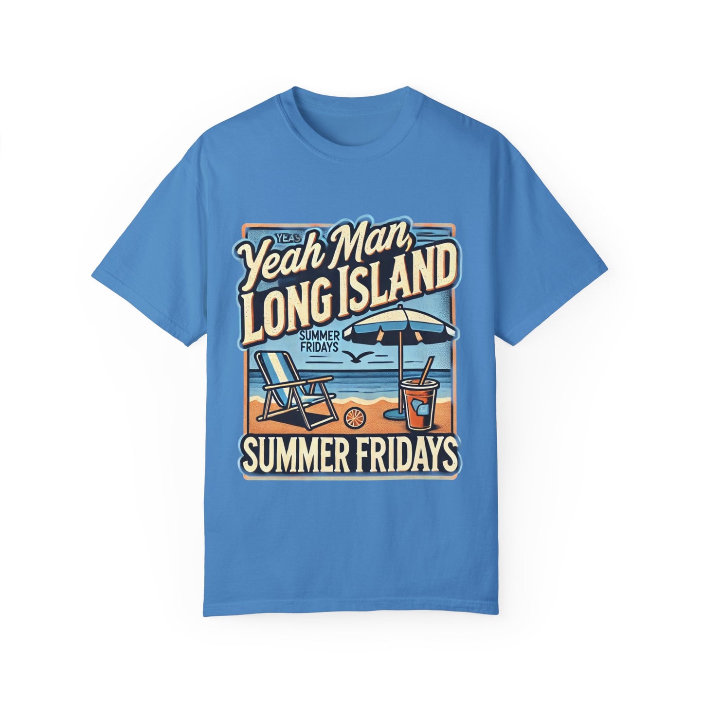 Summer Fridays Unisex Garment-Dyed T-Shirt - Beach Vibes Graphic Tee