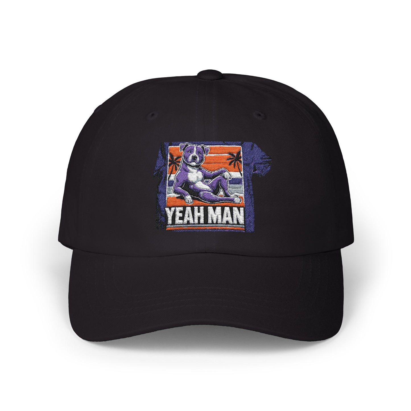Vintage Yeah Man Classic Dad Cap - Casual Style for Dog Lovers