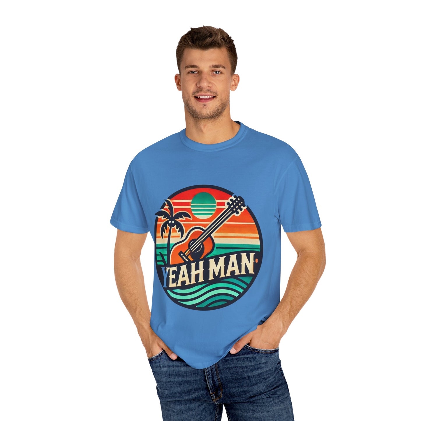 Retro Beach Vibes T-Shirt - Yeah Man Design