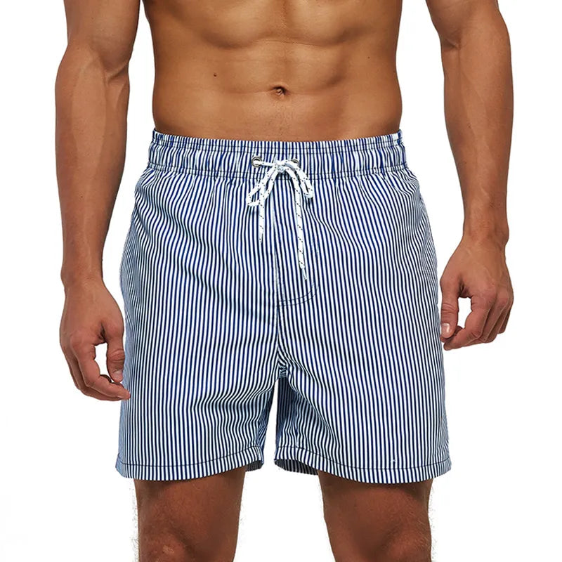 Escatch Brand Summer Mens Shorts Fashion Polyester Quick Dry Board Shorts Male Sport Gym Swimsuit Surf Swim Trunks For Man