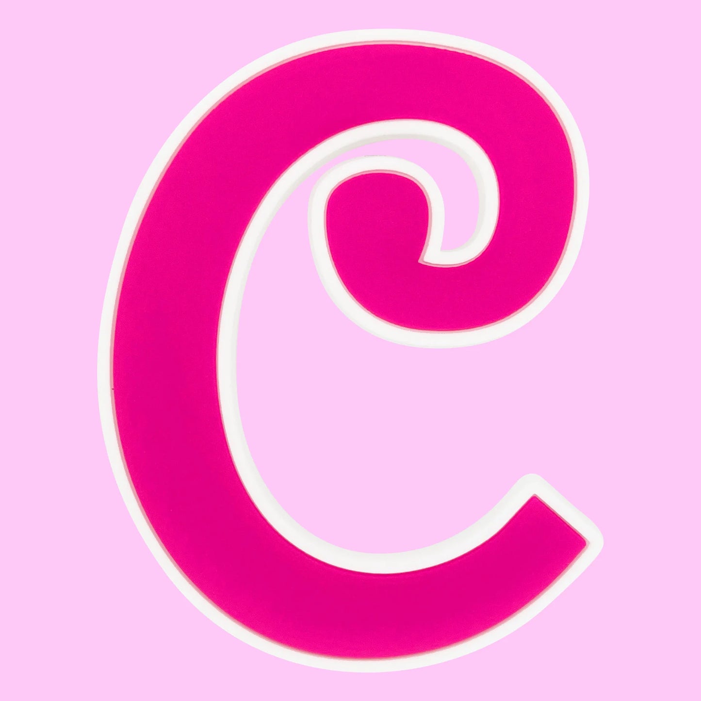 pink big size letters beach bag buckle charms decorations accessories for totes beach bag woman DIY gift travel pendant