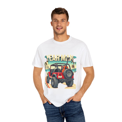 Retro Jeep Adventure Unisex T-Shirt - Yeah Man Design