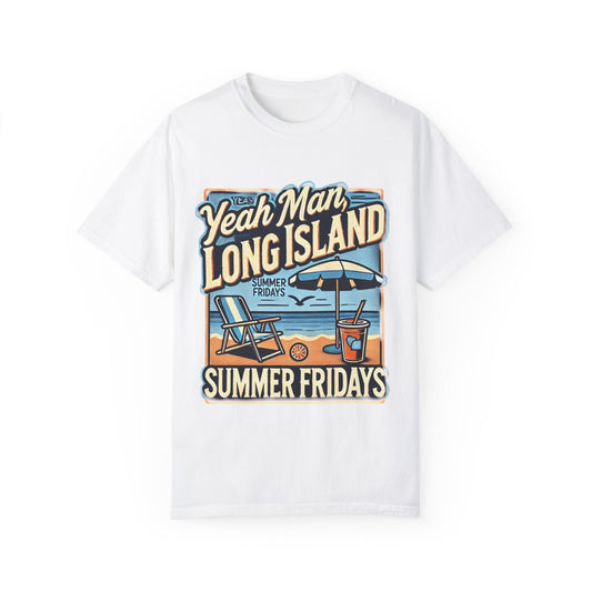 Summer Fridays Unisex Garment-Dyed T-Shirt - Beach Vibes Graphic Tee