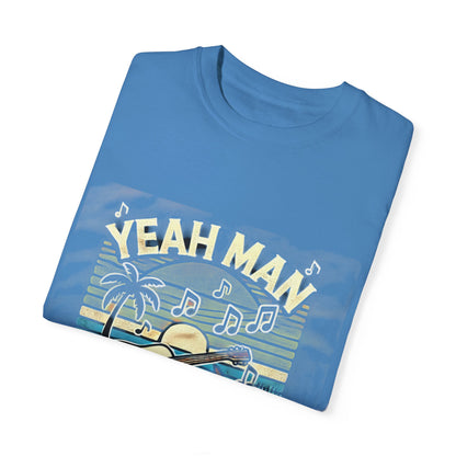 Island Rhythms Unisex Garment-Dyed T-Shirt - Yeah Man Music Vibe