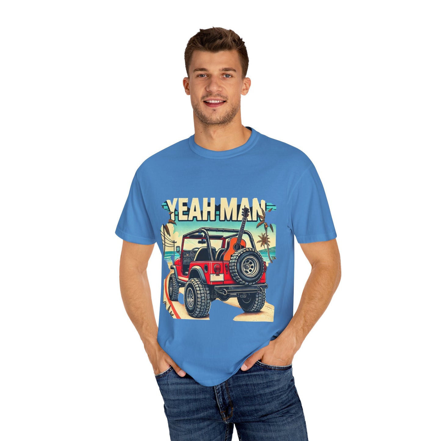 Retro Jeep Adventure Unisex T-Shirt - Yeah Man Design