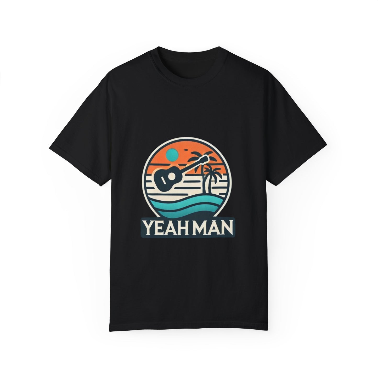 Unisex ‘Yeah Man’ Garment-Dyed T-Shirt - Relaxed Vibe for Beach Lovers