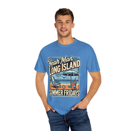 Summer Fridays Unisex Garment-Dyed T-Shirt - Beach Vibes Graphic Tee