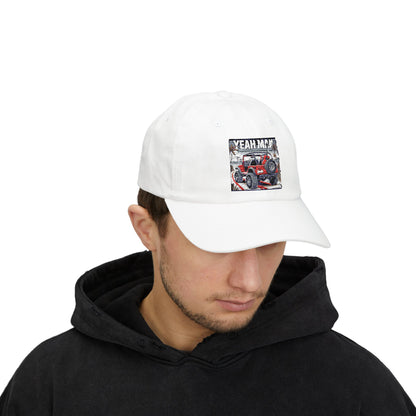 Yeah Man Classic Dad Cap - White Embroidered Hat for Adventure Lovers