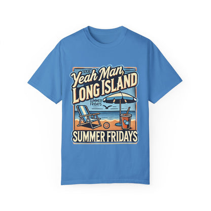 Summer Fridays Unisex Garment-Dyed T-Shirt - Beach Vibes Graphic Tee
