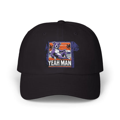 Vintage Yeah Man Classic Dad Cap - Casual Style for Dog Lovers
