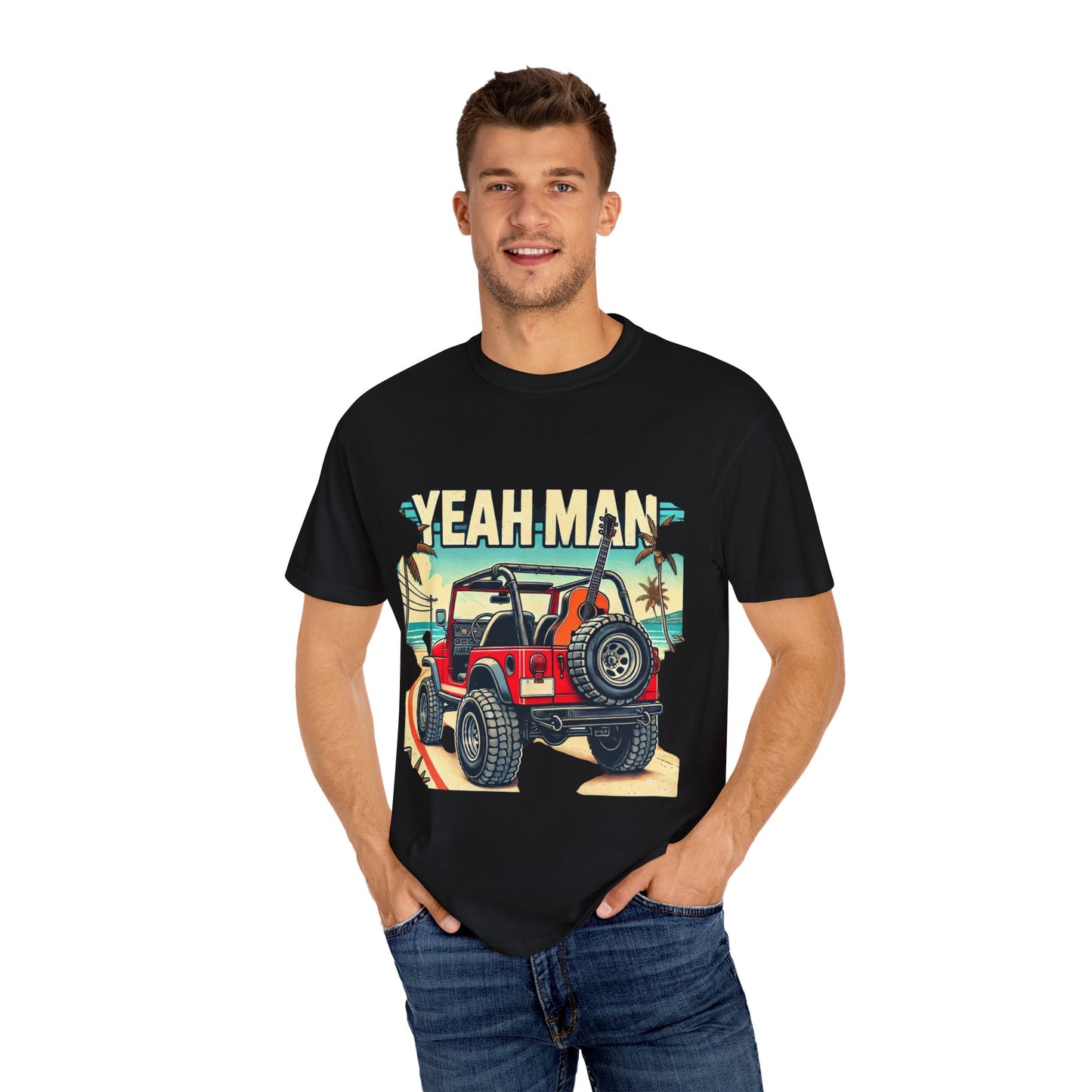 Retro Jeep Adventure Unisex T-Shirt - Yeah Man Design