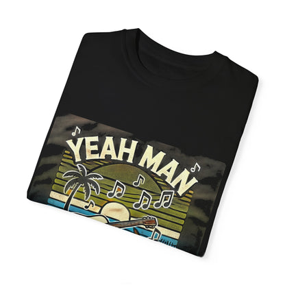 Island Rhythms Unisex Garment-Dyed T-Shirt - Yeah Man Music Vibe