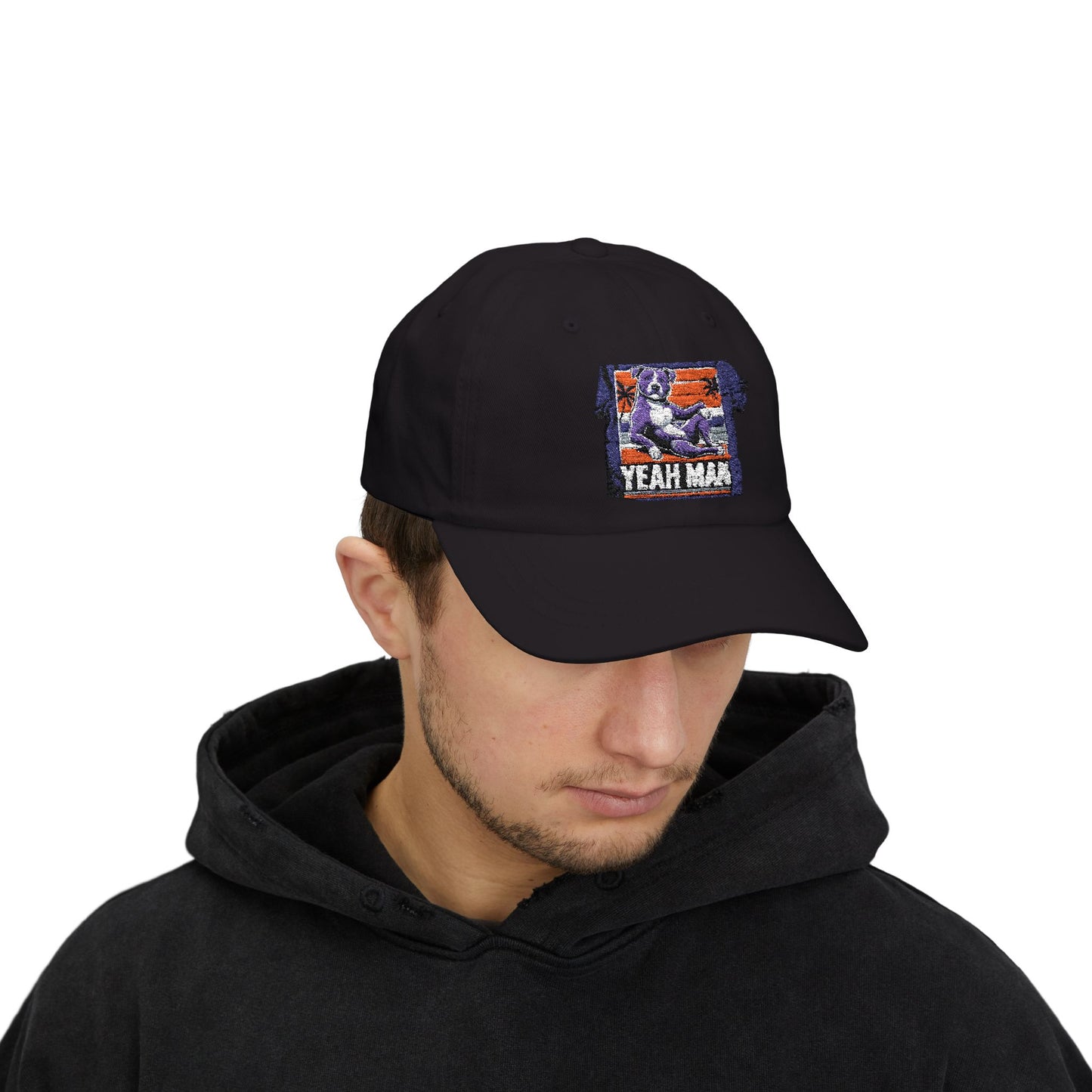 Vintage Yeah Man Classic Dad Cap - Casual Style for Dog Lovers