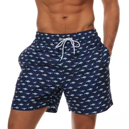 Escatch Brand Summer Mens Shorts Fashion Polyester Quick Dry Board Shorts Male Sport Gym Swimsuit Surf Swim Trunks For Man