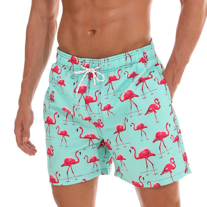 Escatch Brand Summer Mens Shorts Fashion Polyester Quick Dry Board Shorts Male Sport Gym Swimsuit Surf Swim Trunks For Man