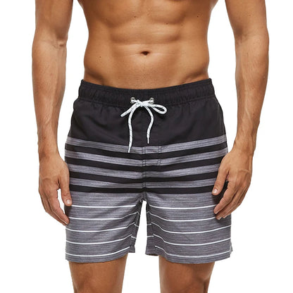 Escatch Brand Summer Mens Shorts Fashion Polyester Quick Dry Board Shorts Male Sport Gym Swimsuit Surf Swim Trunks For Man
