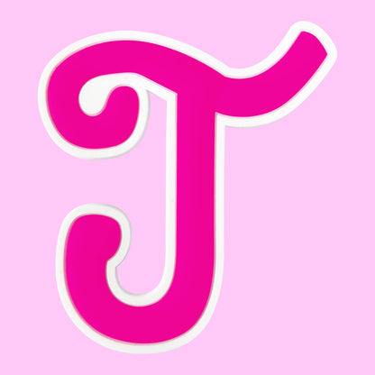 pink big size letters beach bag buckle charms decorations accessories for totes beach bag woman DIY gift travel pendant
