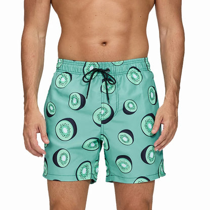 Escatch Brand Summer Mens Shorts Fashion Polyester Quick Dry Board Shorts Male Sport Gym Swimsuit Surf Swim Trunks For Man