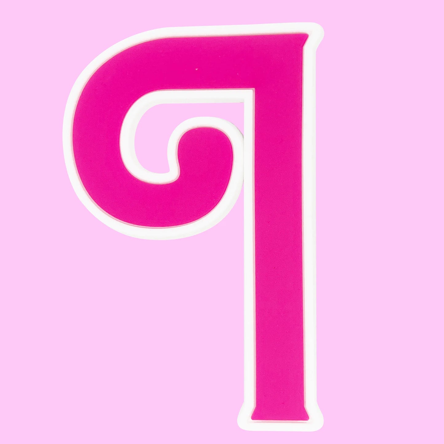 pink big size letters beach bag buckle charms decorations accessories for totes beach bag woman DIY gift travel pendant