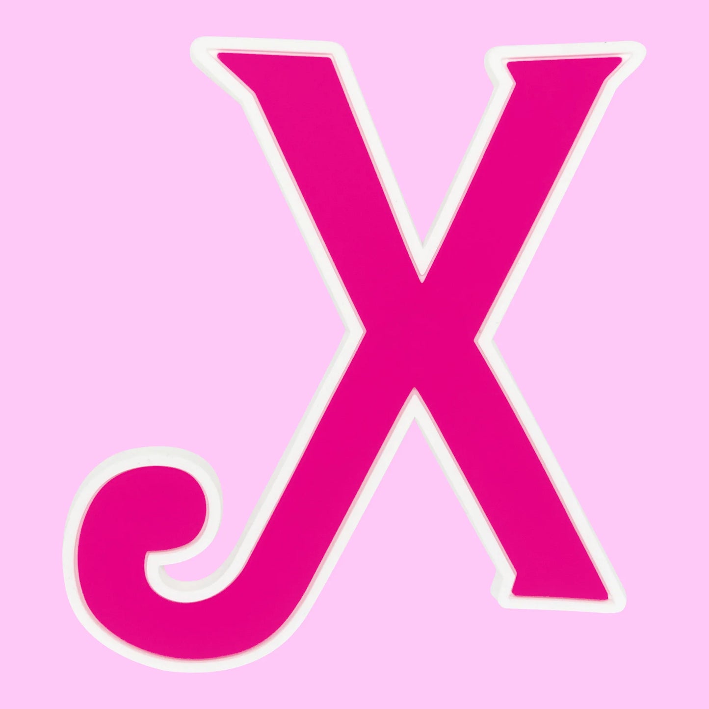 pink big size letters beach bag buckle charms decorations accessories for totes beach bag woman DIY gift travel pendant